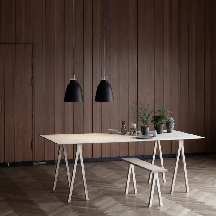 Caravaggio P2 hanglamp matteee, Zwart Fritz Hansen