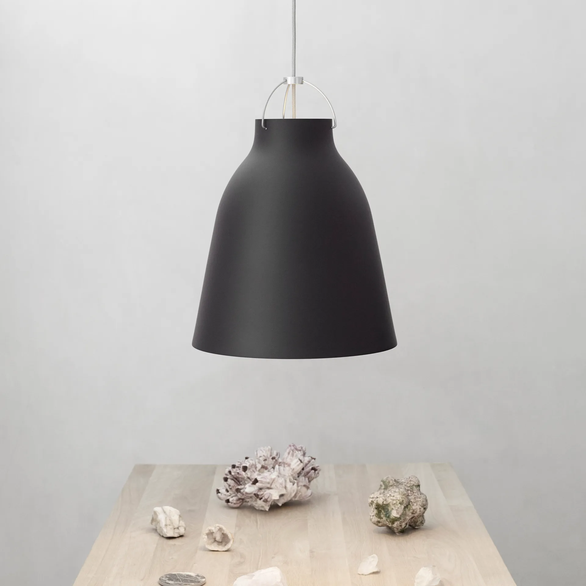 Caravaggio P3 hanglamp matteee, Zwart Fritz Hansen