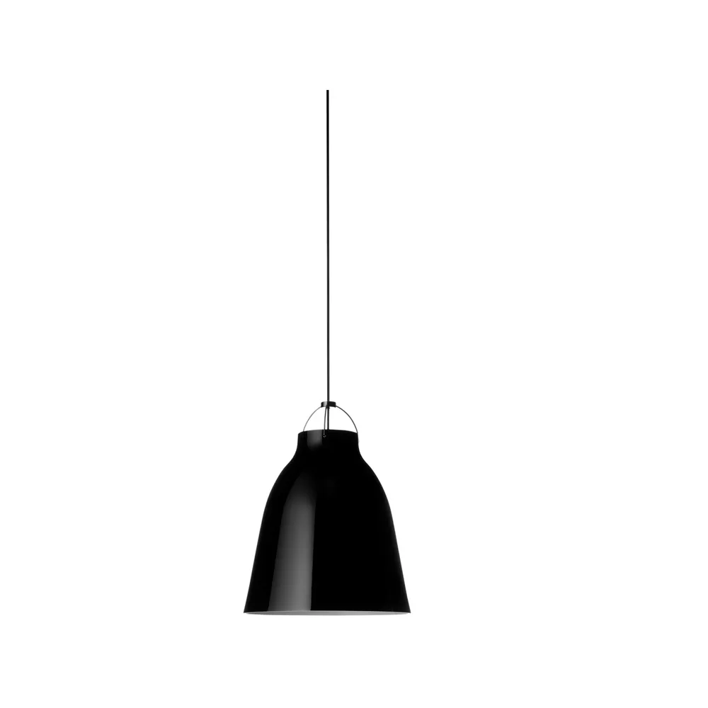 Caravaggio P3 hanglamp, Zwart-zwart Fritz Hansen