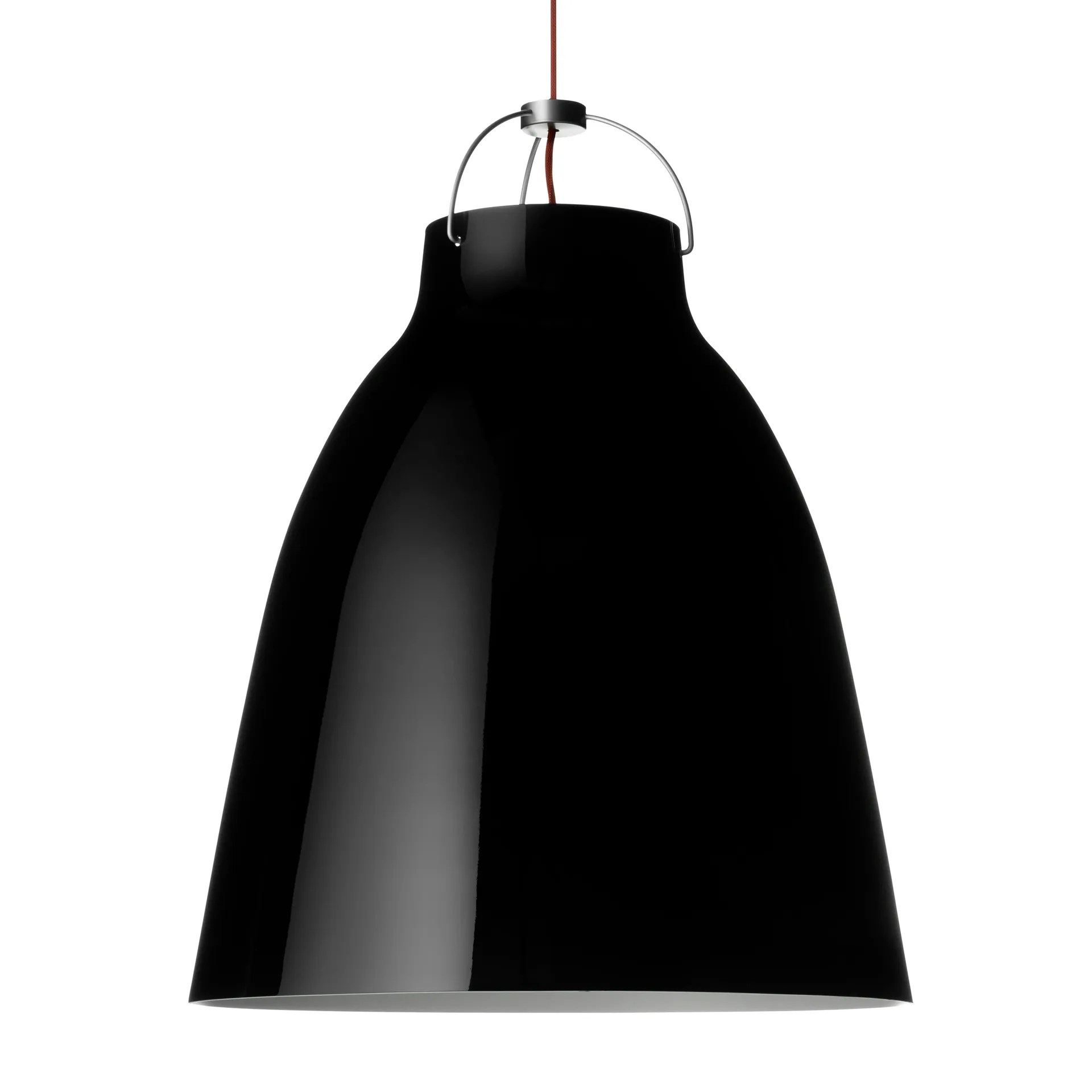 Caravaggio P4 hanglamp, Zwart Fritz Hansen