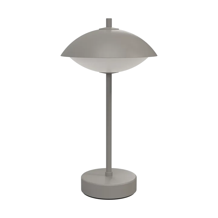 Clam draagbare tafellamp 31 cm - Nine grey - Fritz Hansen