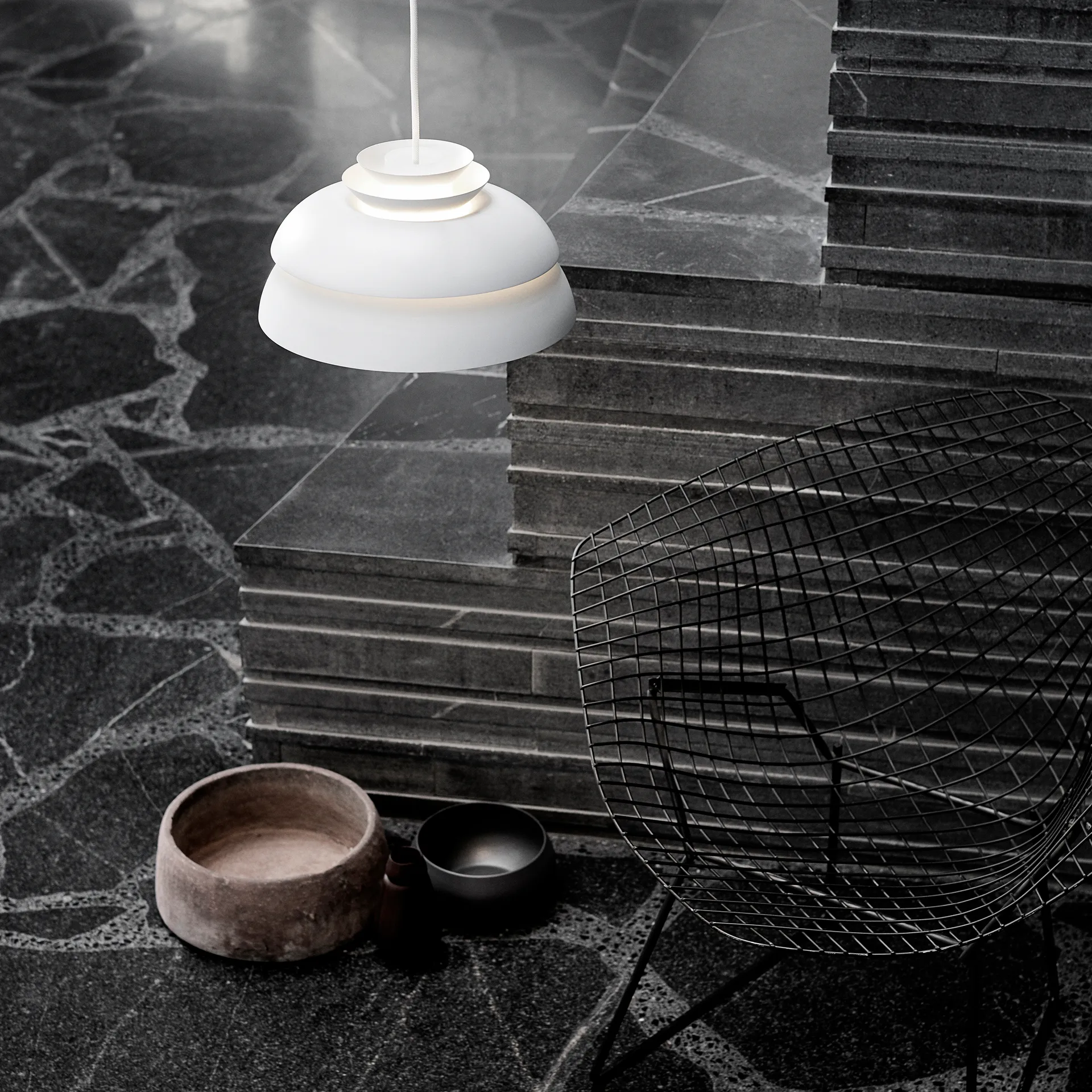Concert hanglamp wit, P1 Fritz Hansen