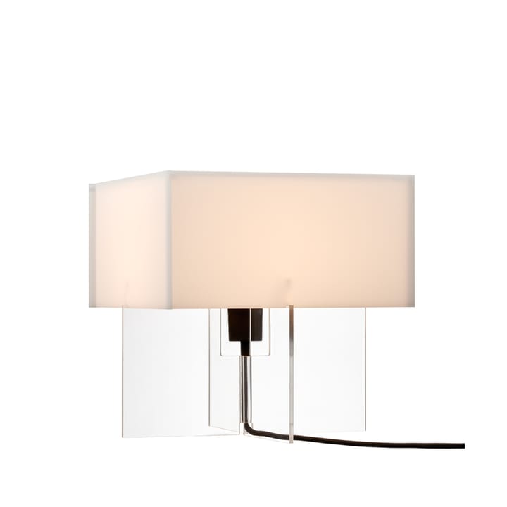 Cross-Plex T-300 tafellamp, Opaal-onderstel in acryl Fritz Hansen