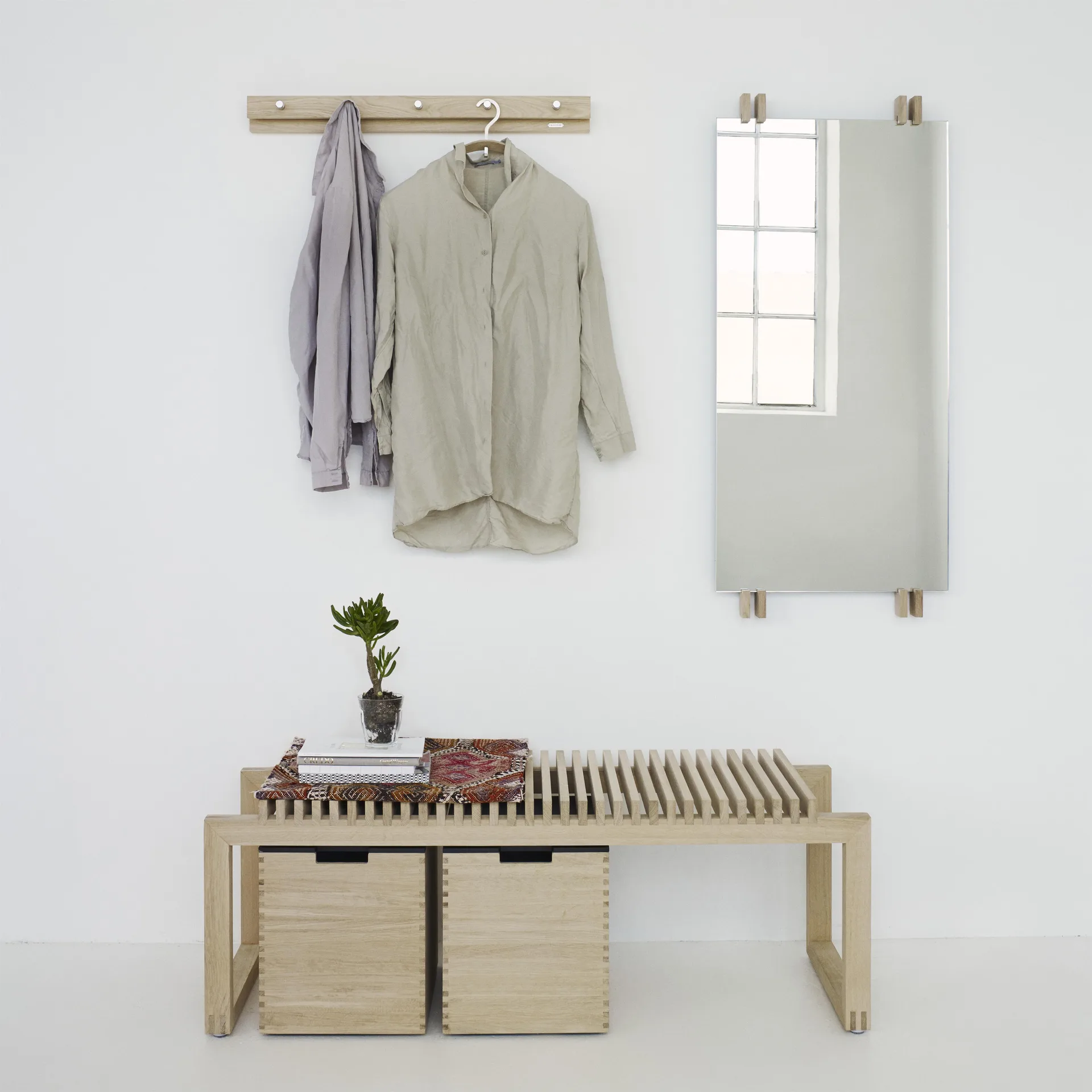 Cutter bank 121 cm, Eikenhout Fritz Hansen