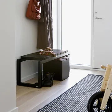 Cutter bank 121 cm - Zwartgelakt eiken - Fritz Hansen