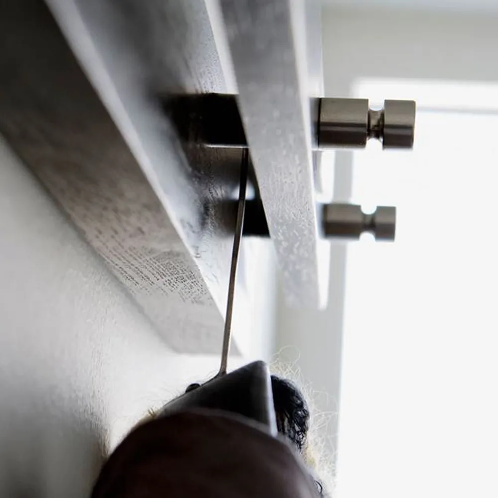 Cutter kapstok, Eik, zwart gebeitst, 7 st knoppen Fritz Hansen