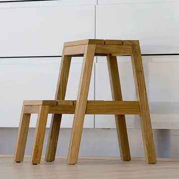 Dania trapladder - Teak - Fritz Hansen