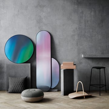 Dot hoge leren kruk - Cowboyzwart - Fritz Hansen