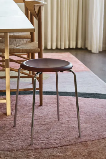 Dot leren kruk - Chestnut - Fritz Hansen