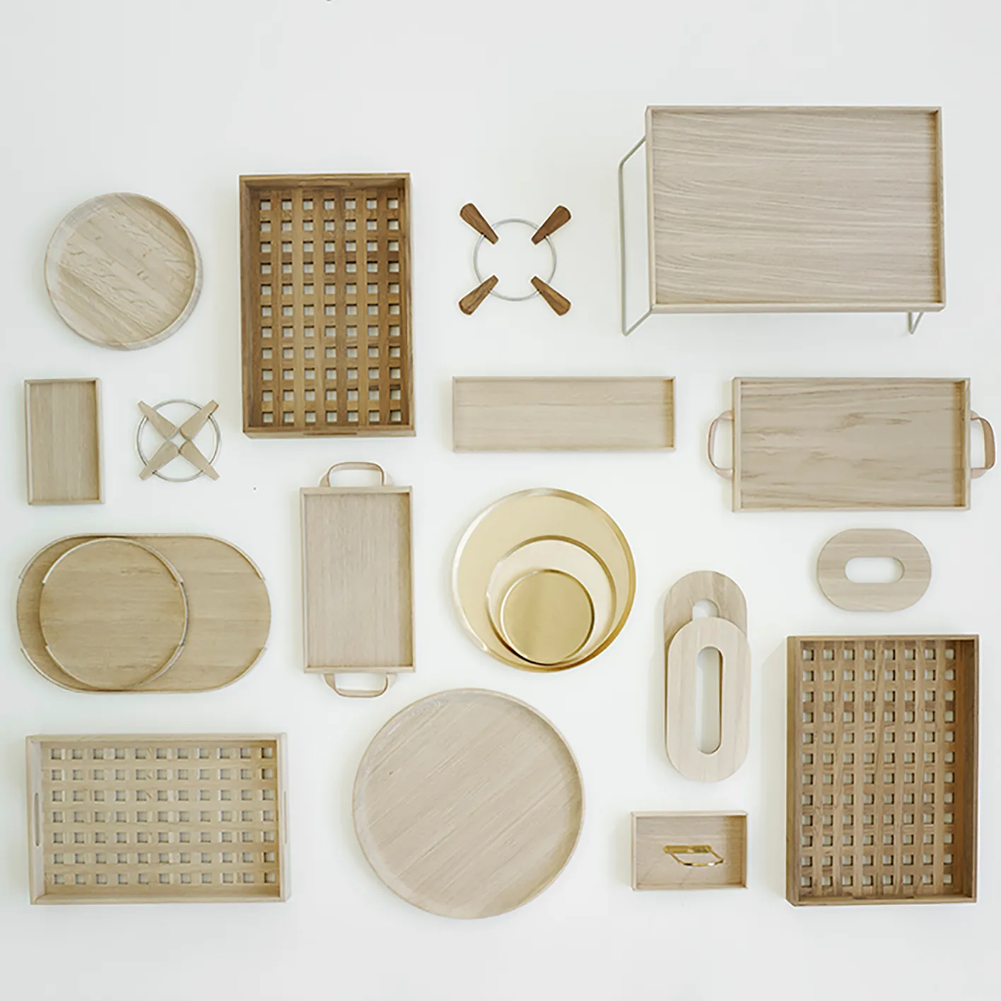 Fionia dienblad 32x48 cm, Eiken Fritz Hansen