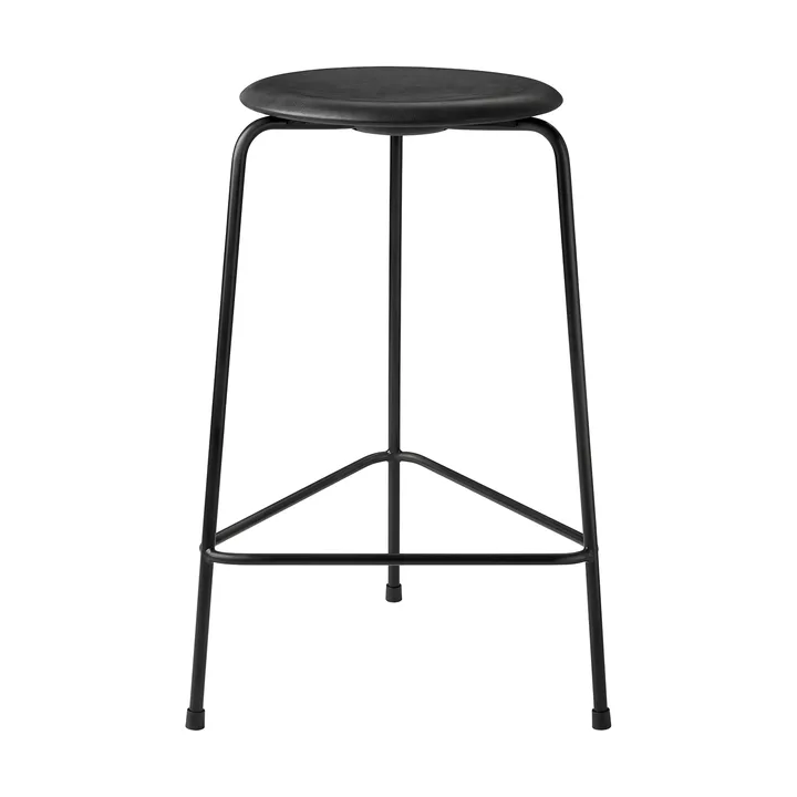High Dot counter stool 3 poten - Essential black-matt black - Fritz Hansen