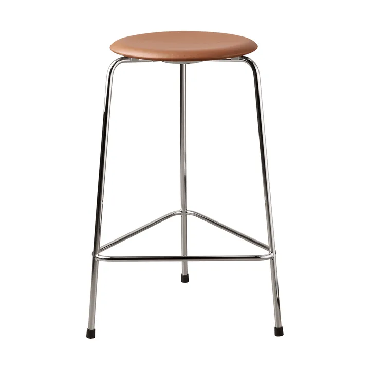 High Dot counter stool 3 poten - Essential walnut-chrome - Fritz Hansen