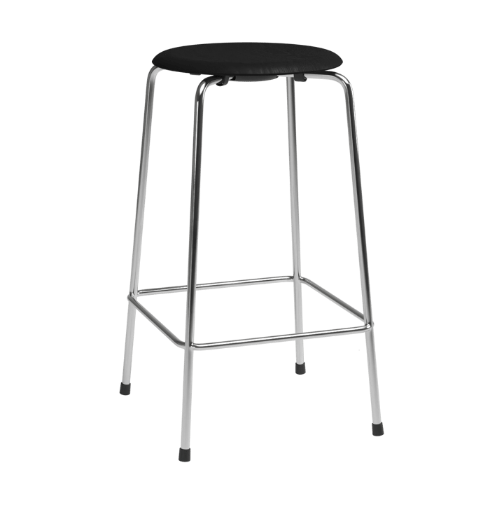 High Dot counter stool 4 poten - Zwart essen-chroom - Fritz Hansen