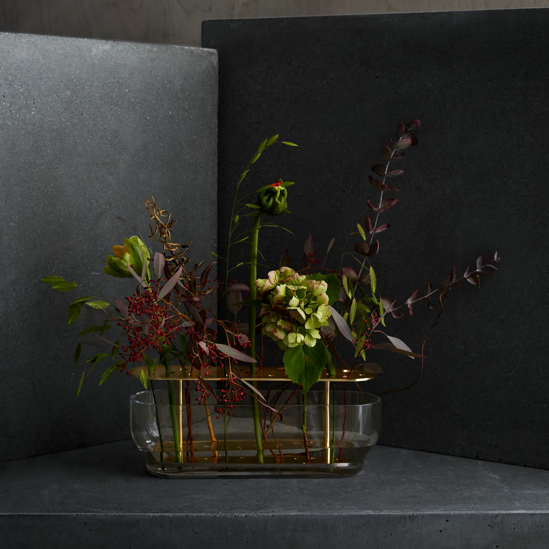Ikebana vaas, Lang Fritz Hansen