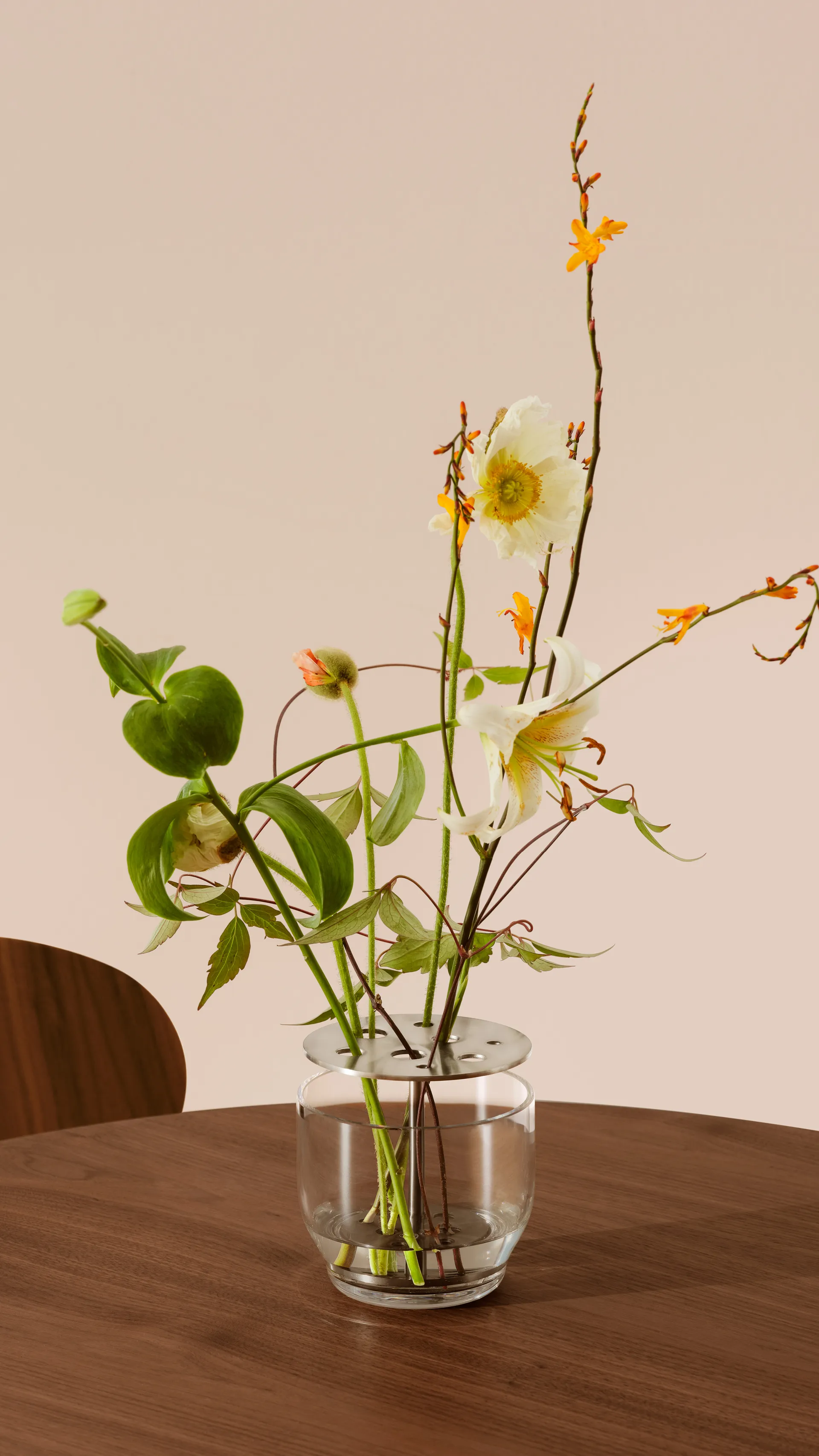 Ikebana vaas roestvrij staal, Small Fritz Hansen