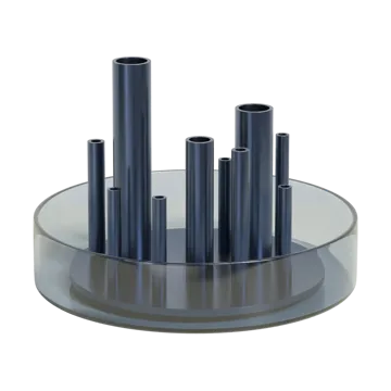 Ikeru low vaas - Dusk blue - Fritz Hansen