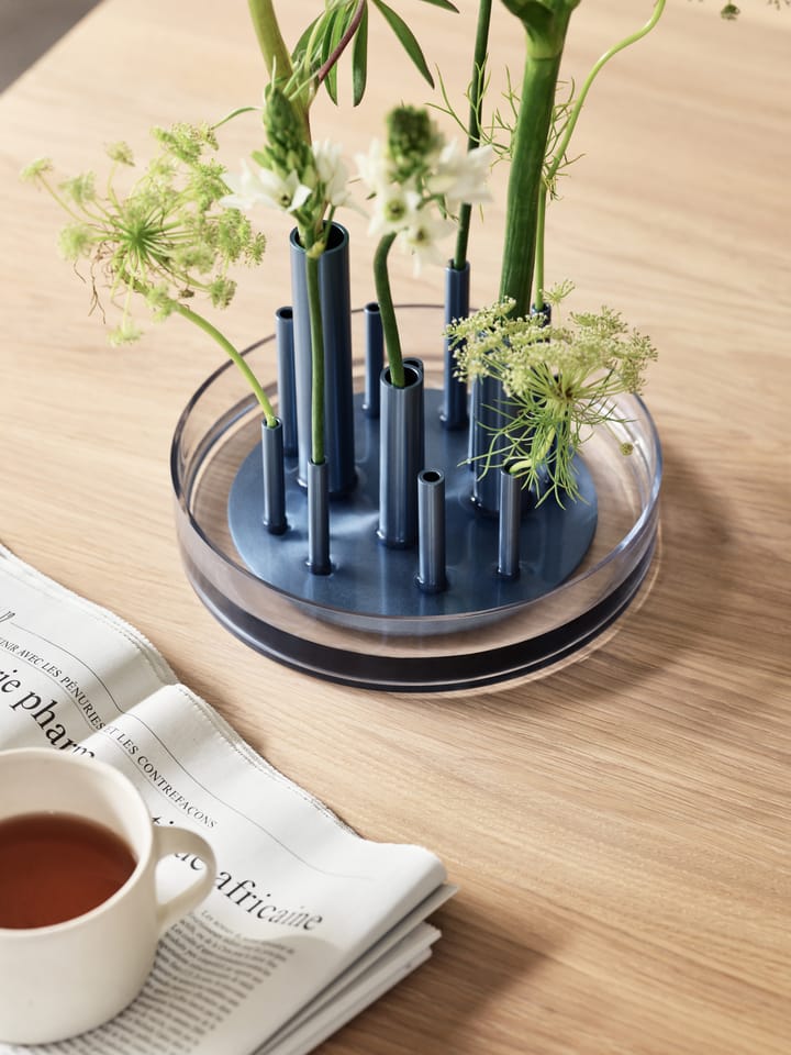 Ikeru low vaas, Dusk blue Fritz Hansen