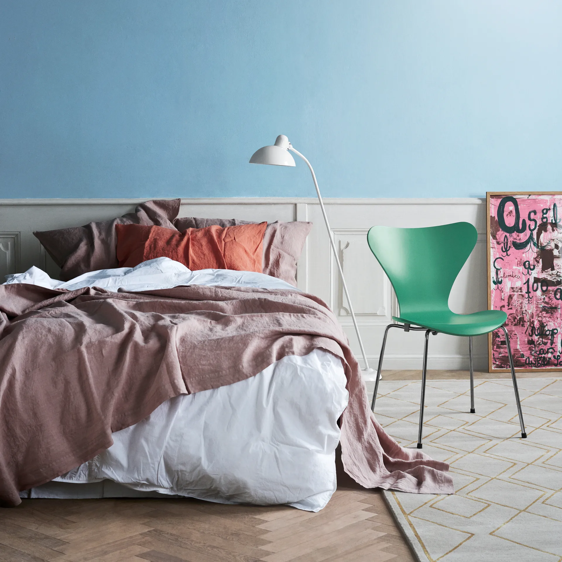 Kaiser Idell 6556-F vloerlamp, White Fritz Hansen