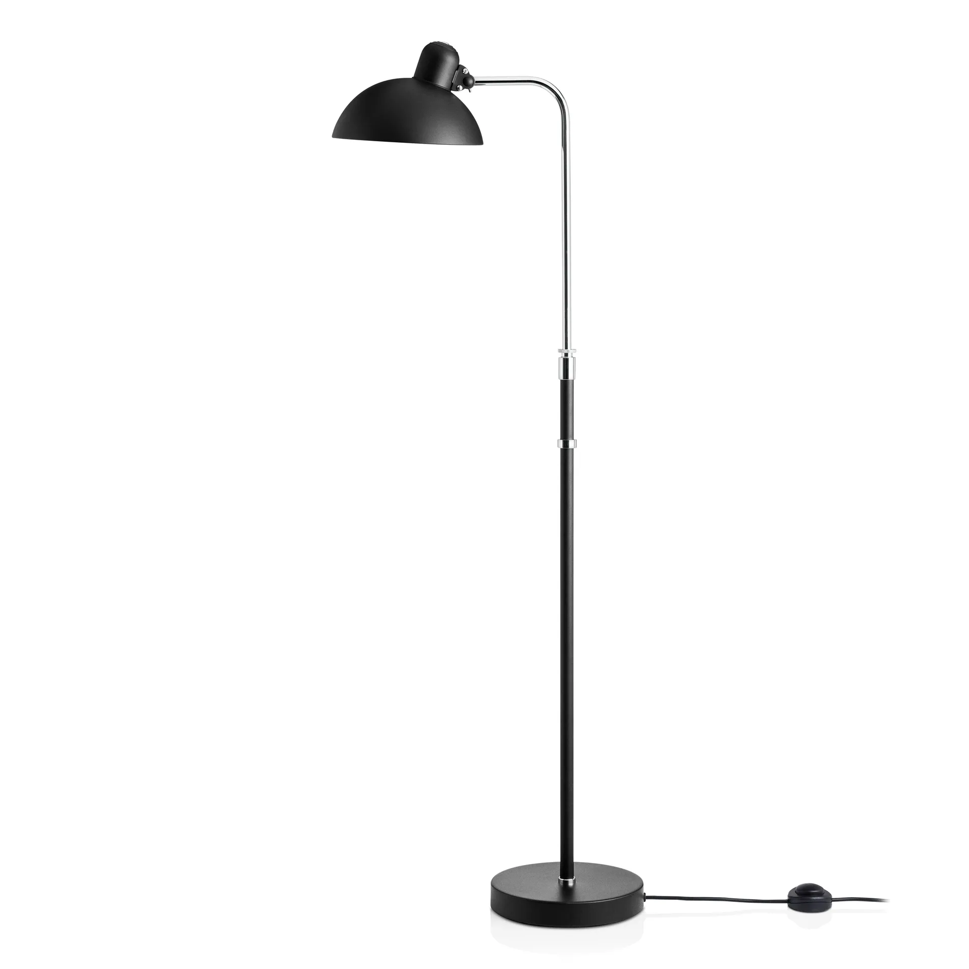 Kaiser Idell 6580-F Luxus vloerlamp, Matt black Fritz Hansen