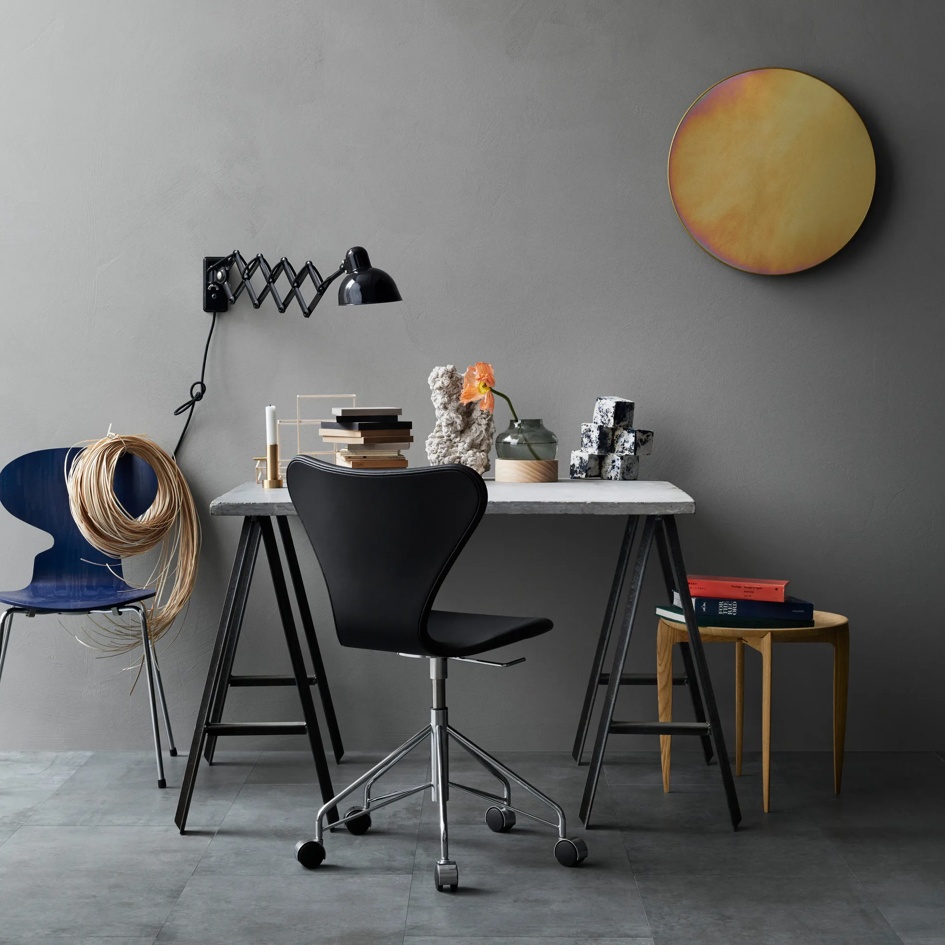 Kaiser Idell 6718-W wandlamp, Black Fritz Hansen