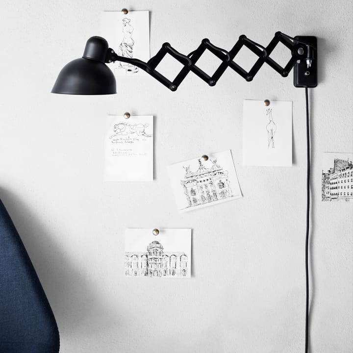 Kaiser Idell 6718-W wandlamp, Matt black Fritz Hansen