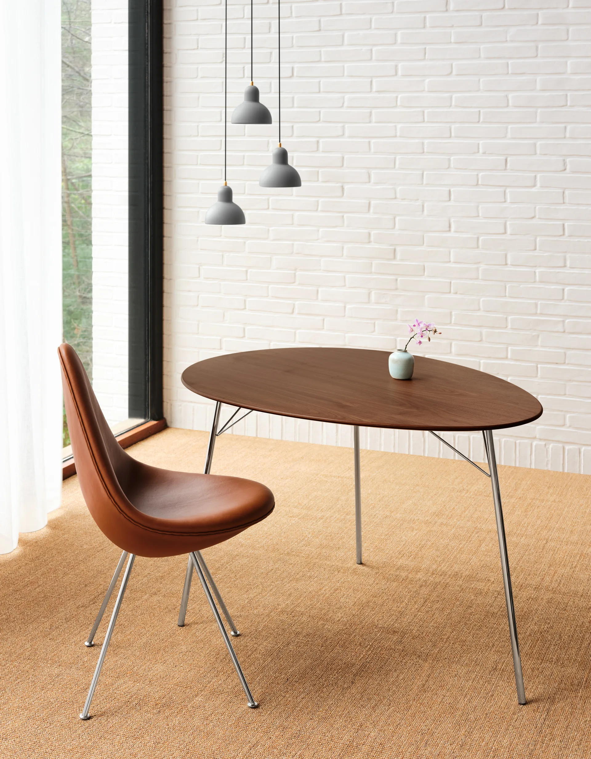 Kaiser Idell 6722-P hanglamp, Easy Grey Fritz Hansen