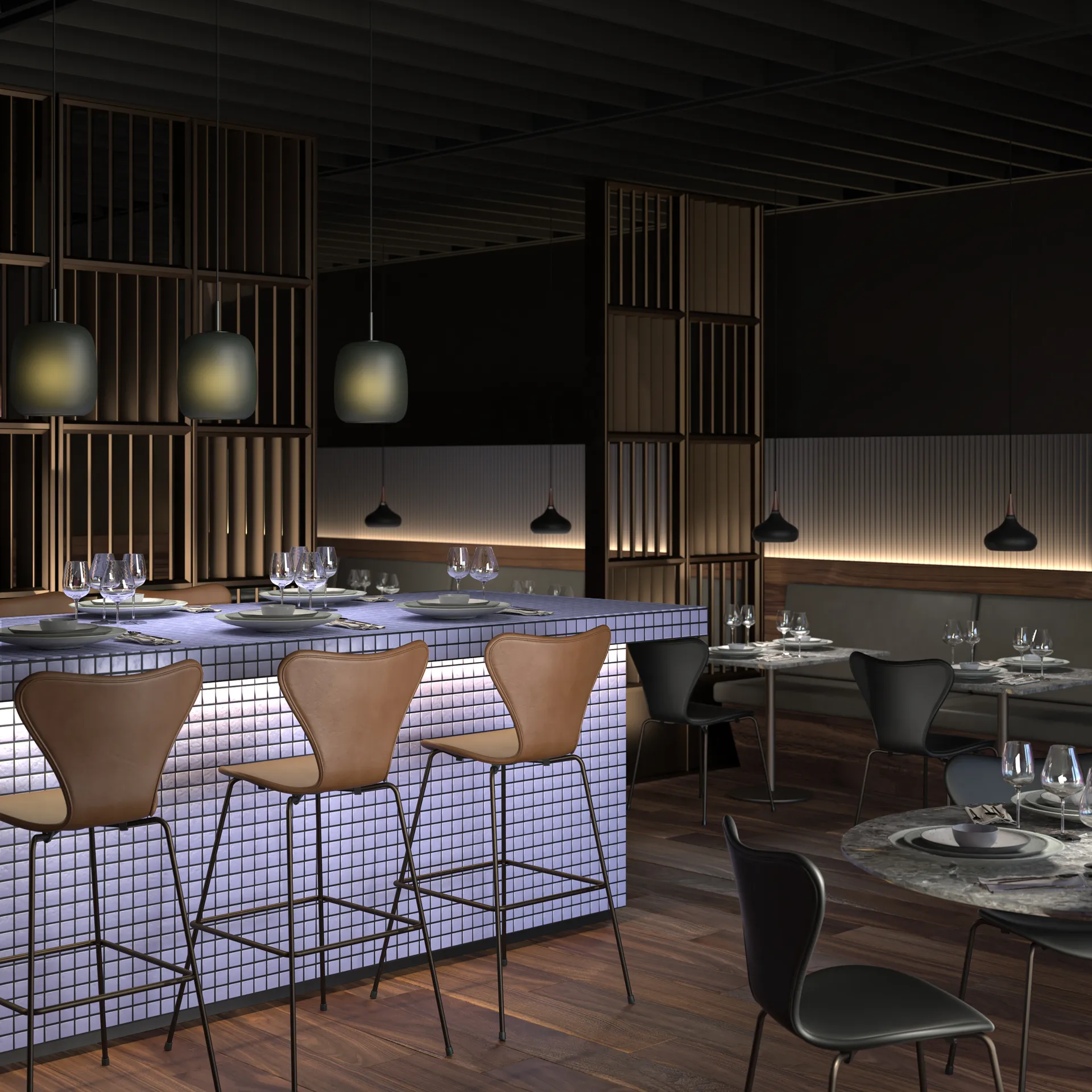 Maluma hanglamp, Moss Fritz Hansen