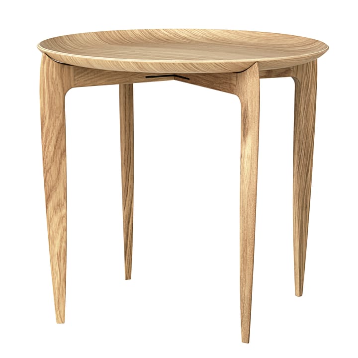 Opvouwbare klaptafel, Ø 45 cm - Eikenhout - Fritz Hansen