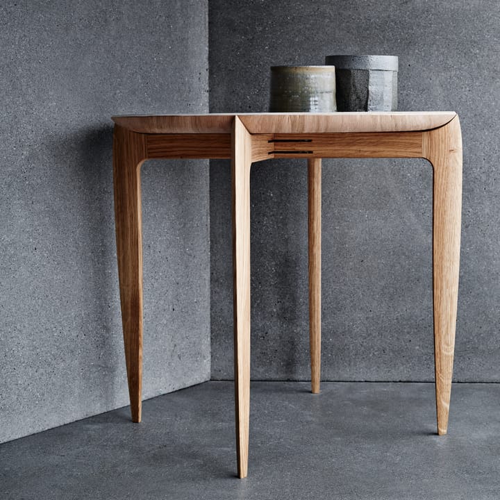 Opvouwbare klaptafel, Ø 45 cm, Eikenhout Fritz Hansen