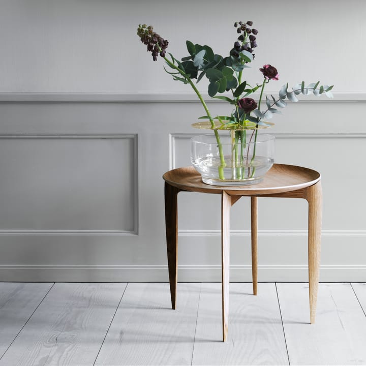Opvouwbare klaptafel, Ø 45 cm, Eikenhout Fritz Hansen