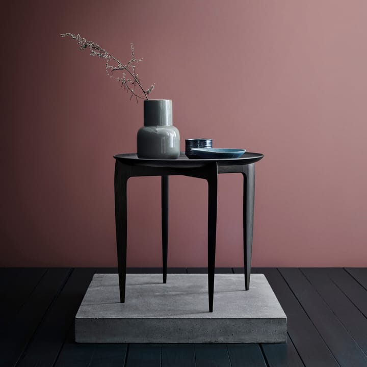 Opvouwbare klaptafel, Ø 45 cm, Zwart Fritz Hansen