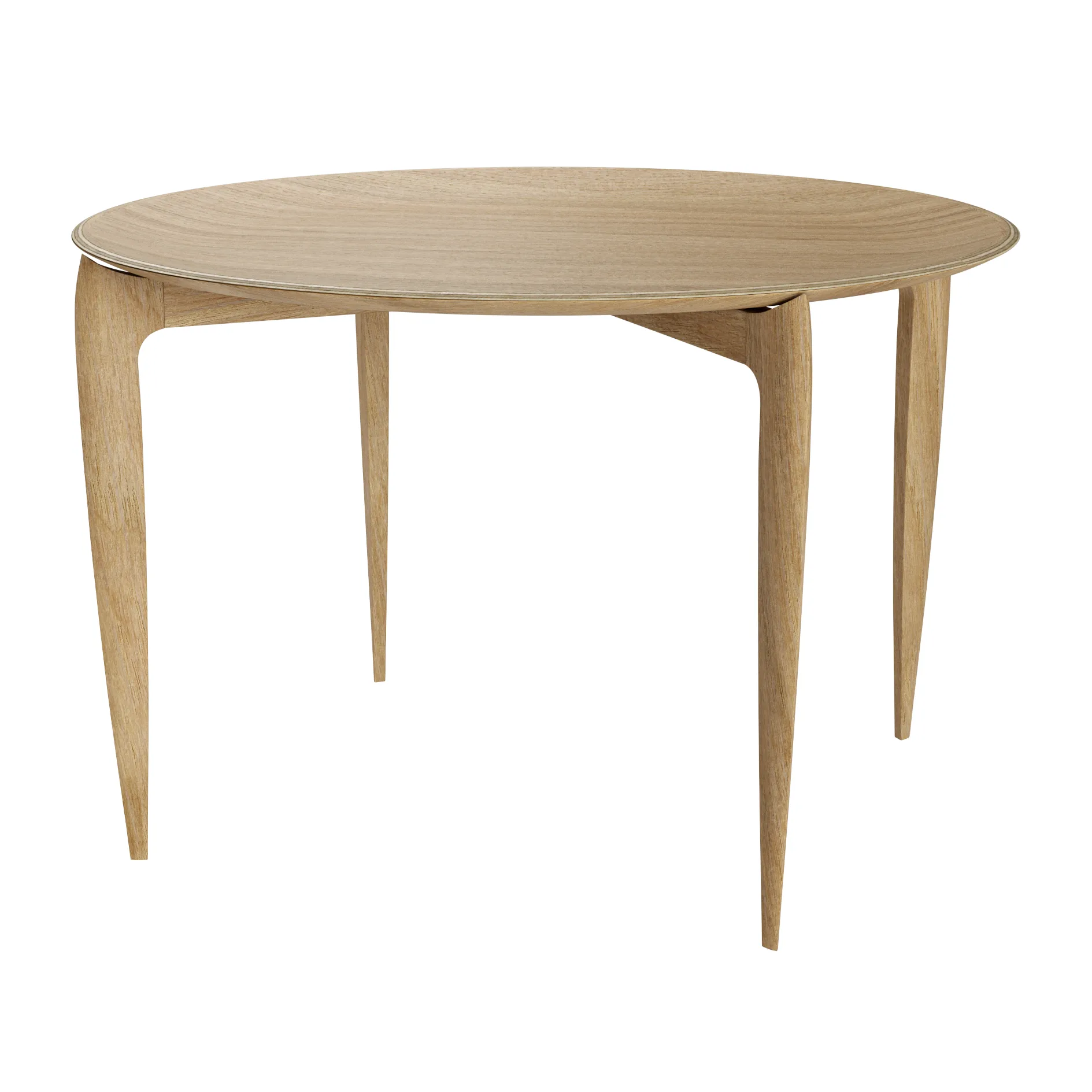 Opvouwbare klaptafel, Ø60 cm, Oiled oak Fritz Hansen