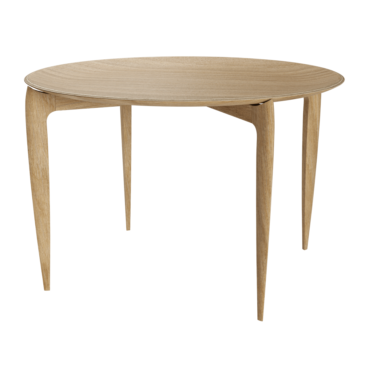 Fritz Hansen Opvouwbare klaptafel, Ø60 cm Oiled oak