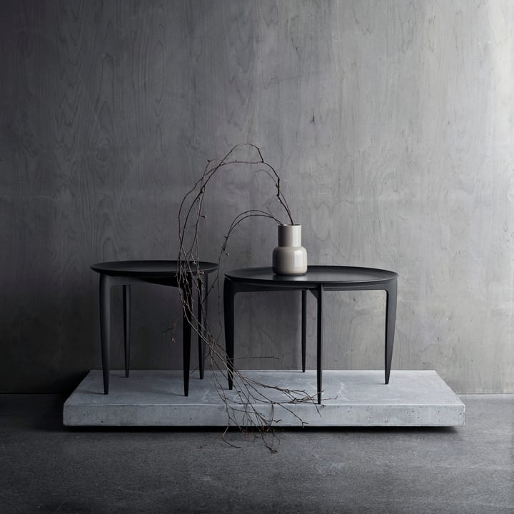 Opvouwbare klaptafel, Ø60 cm - Zwart - Fritz Hansen