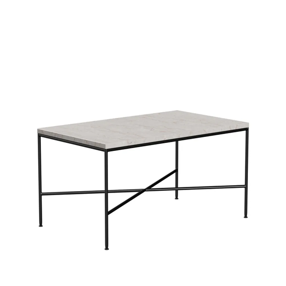 Planner MC310 salontafel, Marmer cream – zwart Fritz Hansen