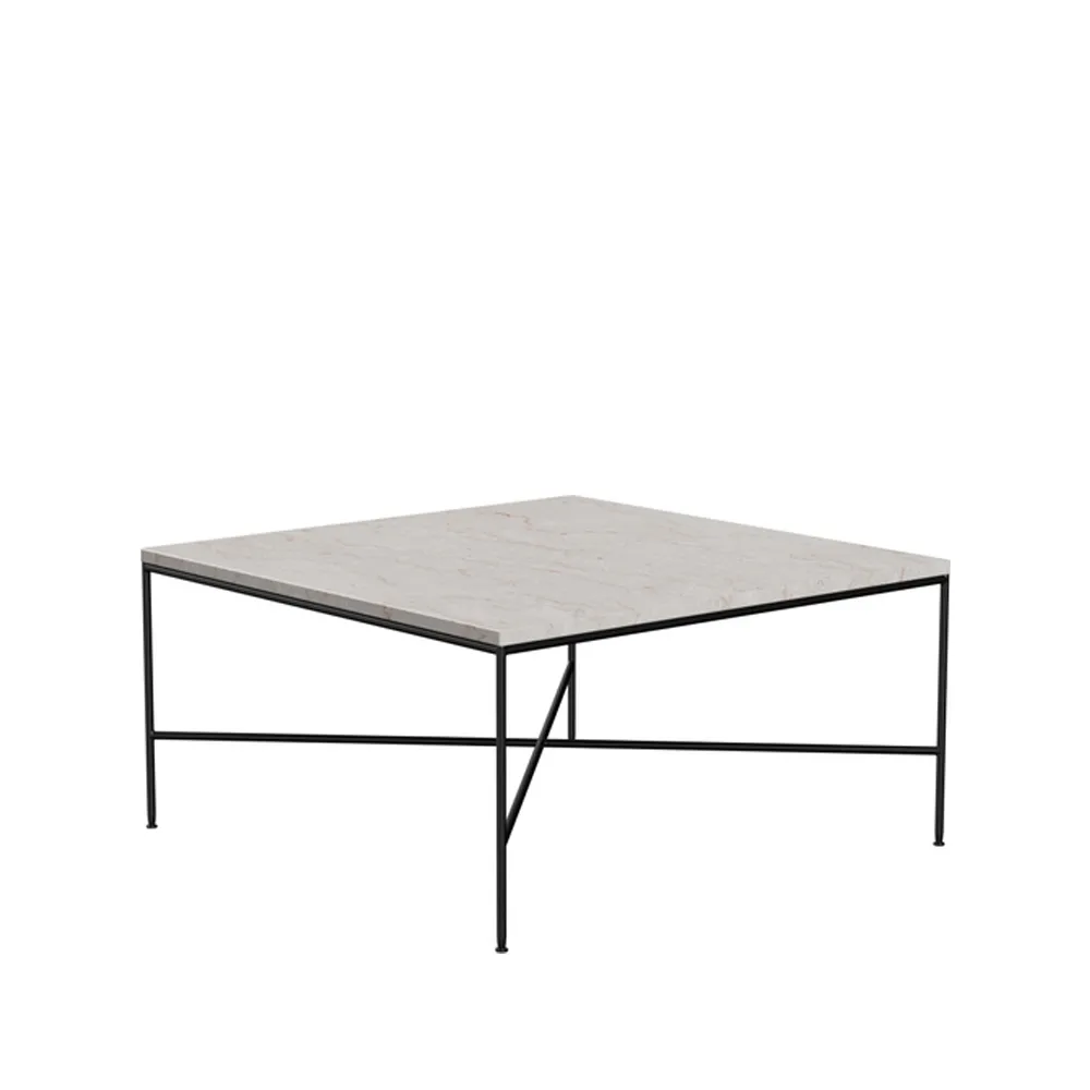 Planner MC320 salontafel, Marmer cream – zwart Fritz Hansen
