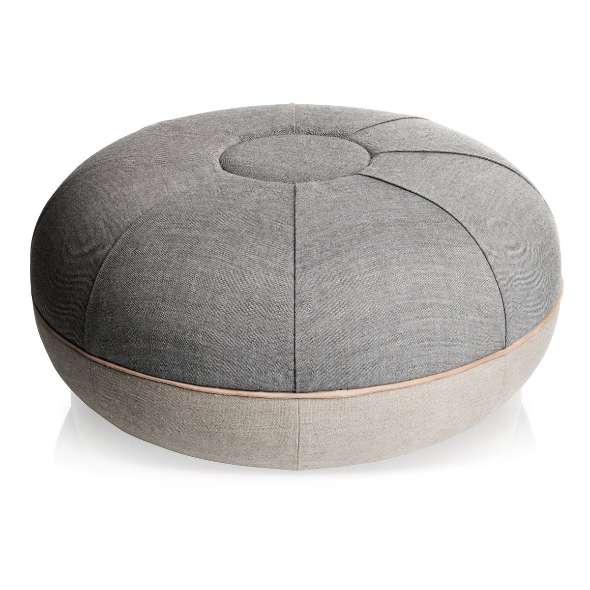 Fritz Hansen Pouf sit zitkussen, groot Betongrijs | Scandinavisch Interieur | Poefs en hockers | Grijs