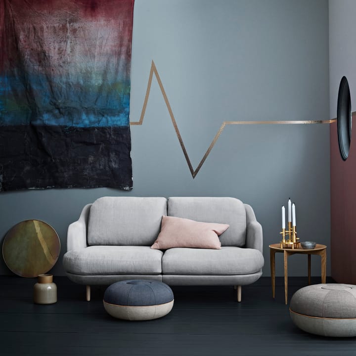Pouf sit zitkussen, groot, Betongrijs Fritz Hansen