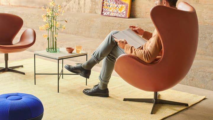 Pouf sit zitkussen, klein, Ultramarine Fritz Hansen