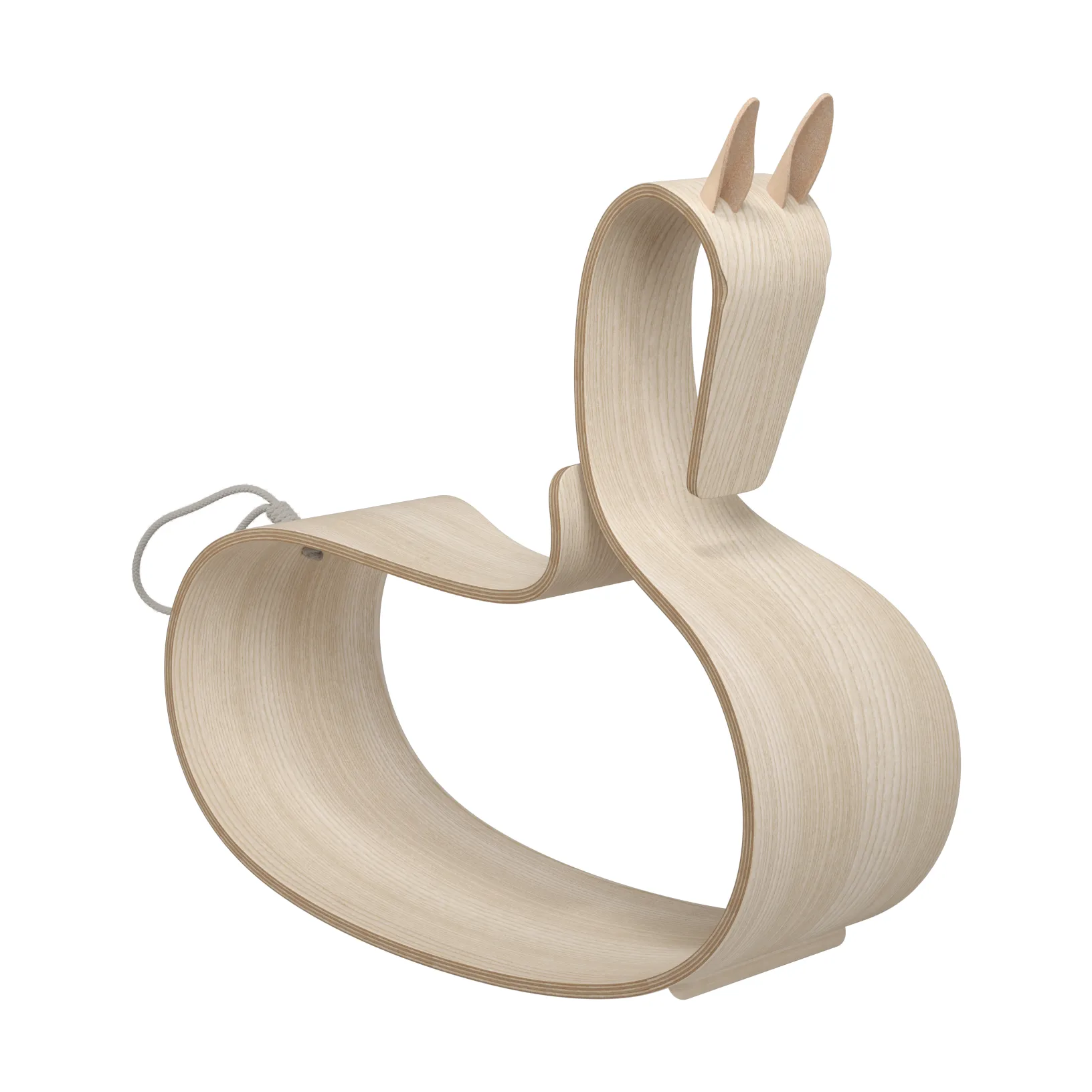 Rocking Horse hobbelpaard, Blank gelakte as Fritz Hansen