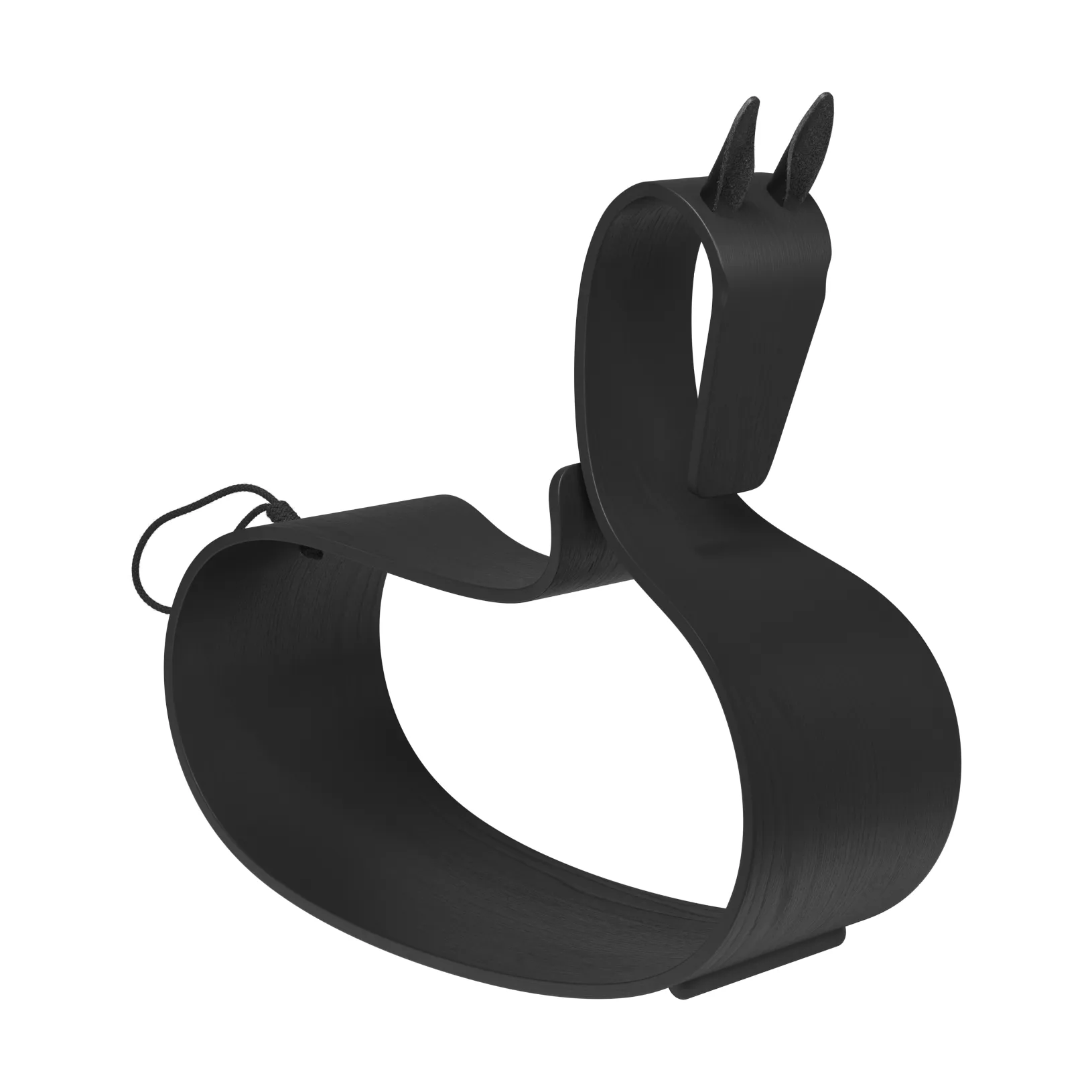 Rocking Horse hobbelpaard, Zwart essen Fritz Hansen