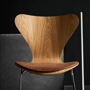 Series 7 leren stoelkussen - Bruin - Fritz Hansen