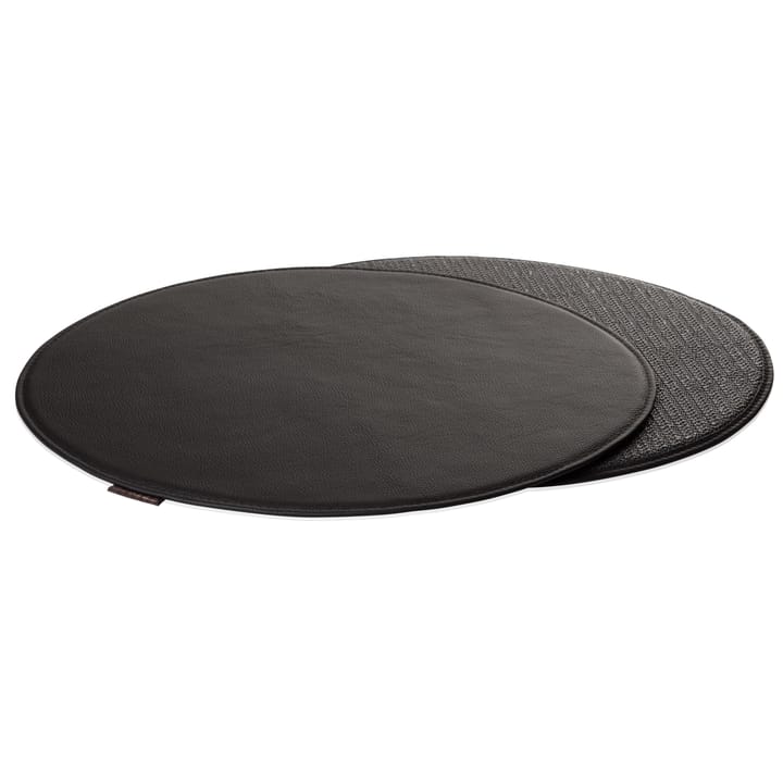 Series 7 leren stoelkussen, Zwart Fritz Hansen