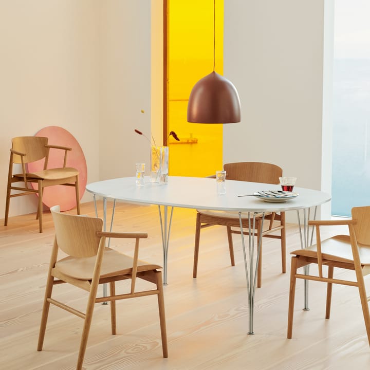 Suspence P1.5 hanglamp, Powder burgundy Fritz Hansen