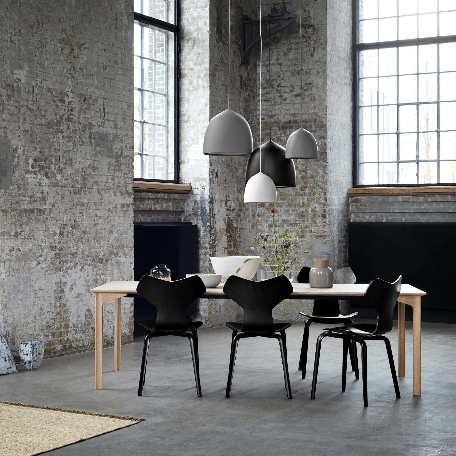Suspence P2 hanglamp, Black Fritz Hansen