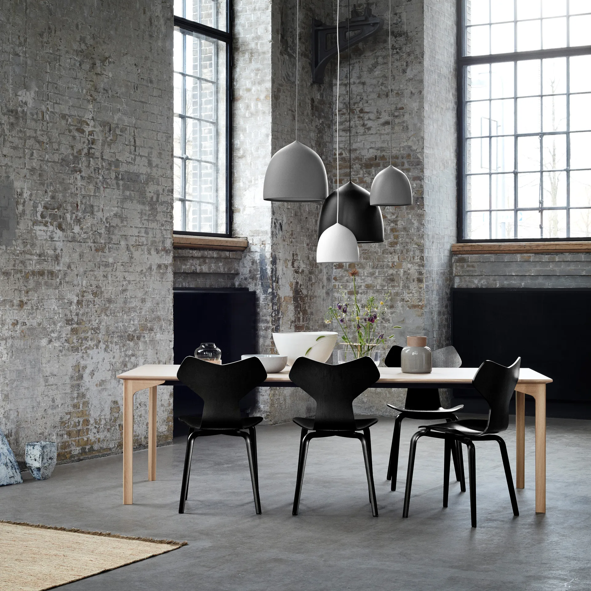 Suspence P2 hanglamp, Lichtgrijs Fritz Hansen