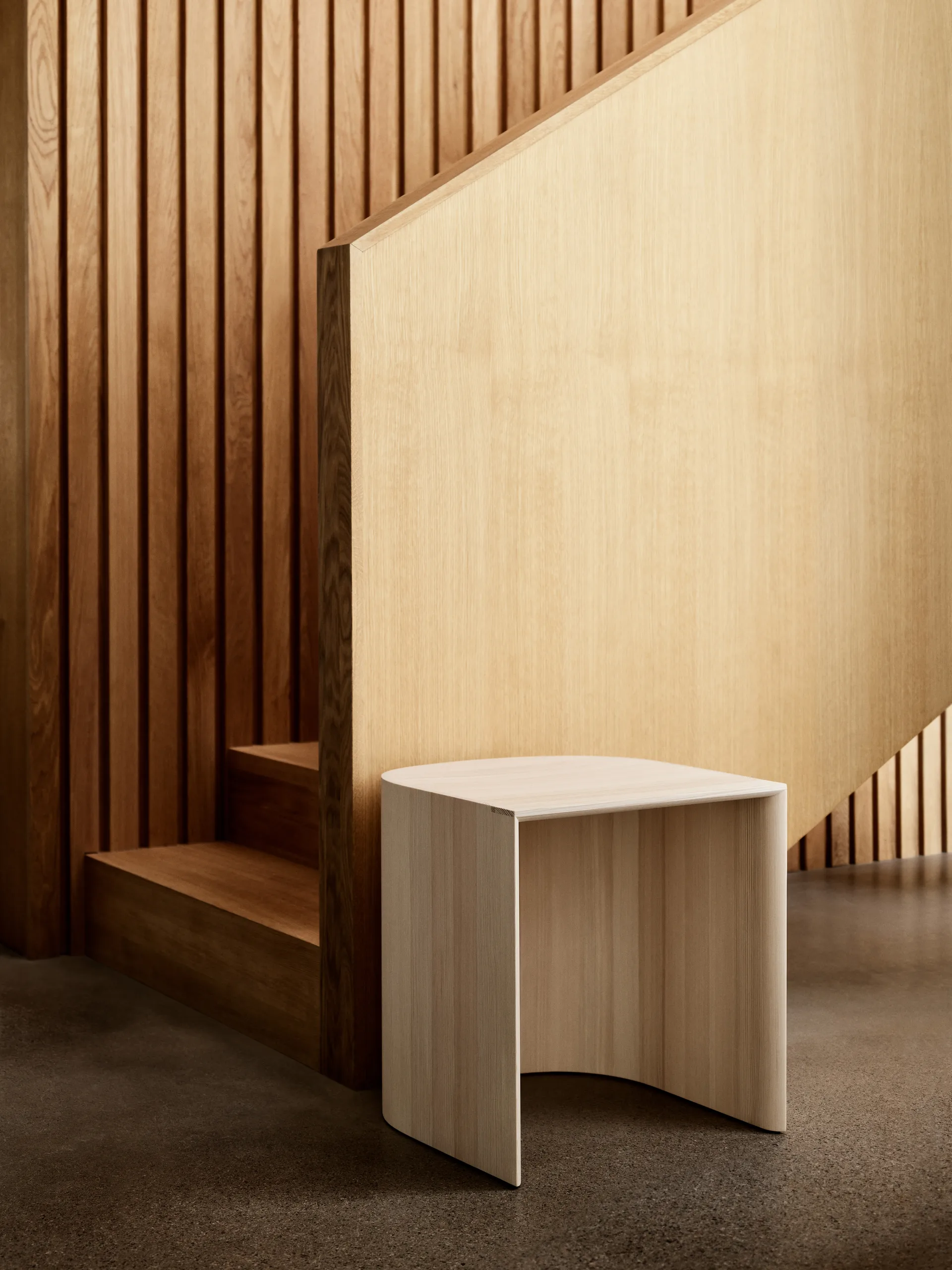 Taburet kruk/bijzettafel, Geolied grenen Fritz Hansen