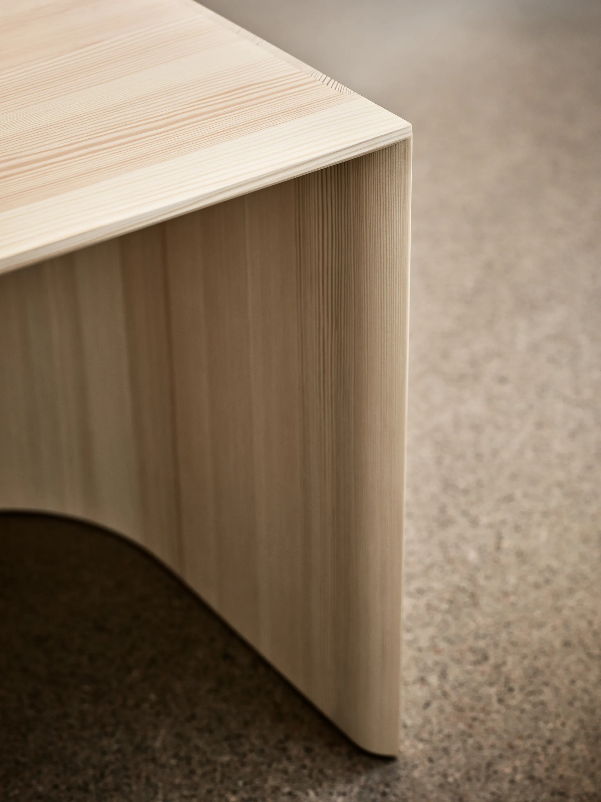 Taburet kruk/bijzettafel, Geolied grenen Fritz Hansen