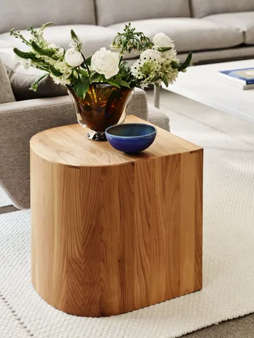 Taburet kruk/bijzettafel - Geolied kersen - Fritz Hansen