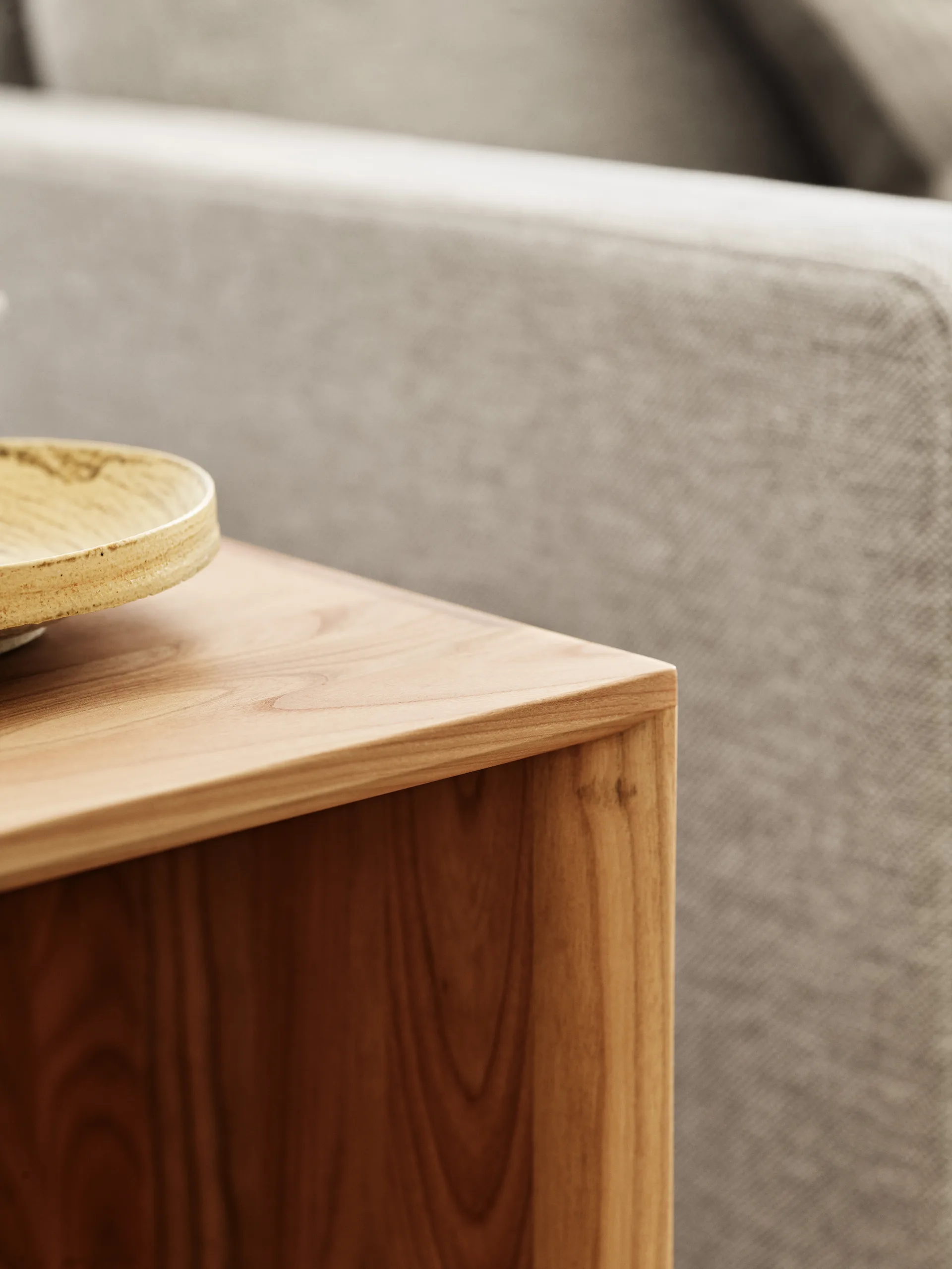 Taburet kruk/bijzettafel, Geolied kersen Fritz Hansen